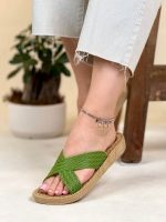 دمپایی زنانه حصیری